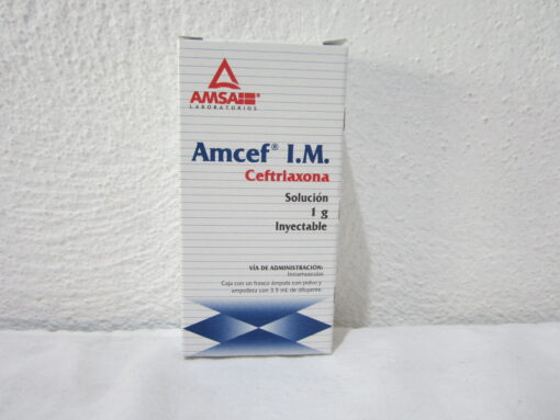 AMS102 CEFTRIAXONA 1GR.  IM AMSA