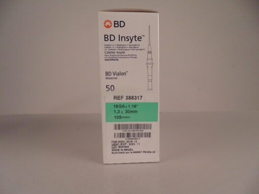 BD116 Cateter Insyte #18 Verde C/50