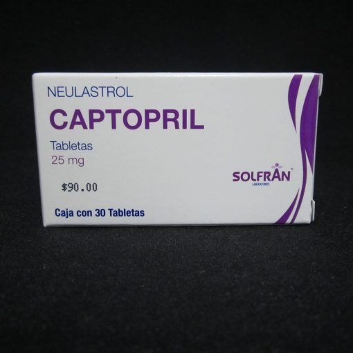 AMS158 solfran captopril 25mg c/30tab